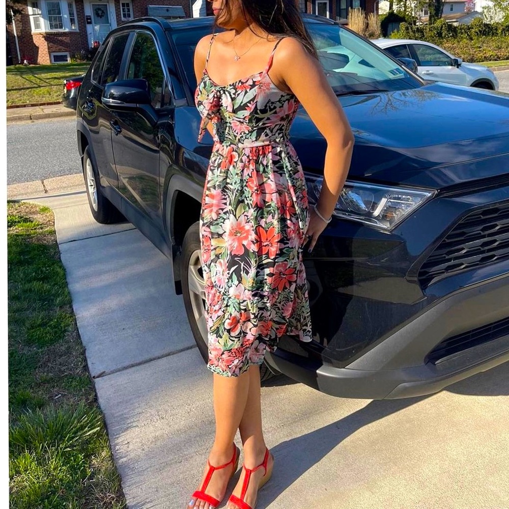 Cute floral summer dress